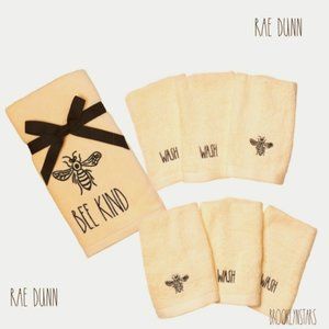 Rae Dunnbee Kindwash Cloth Hand Towel Set Yellow